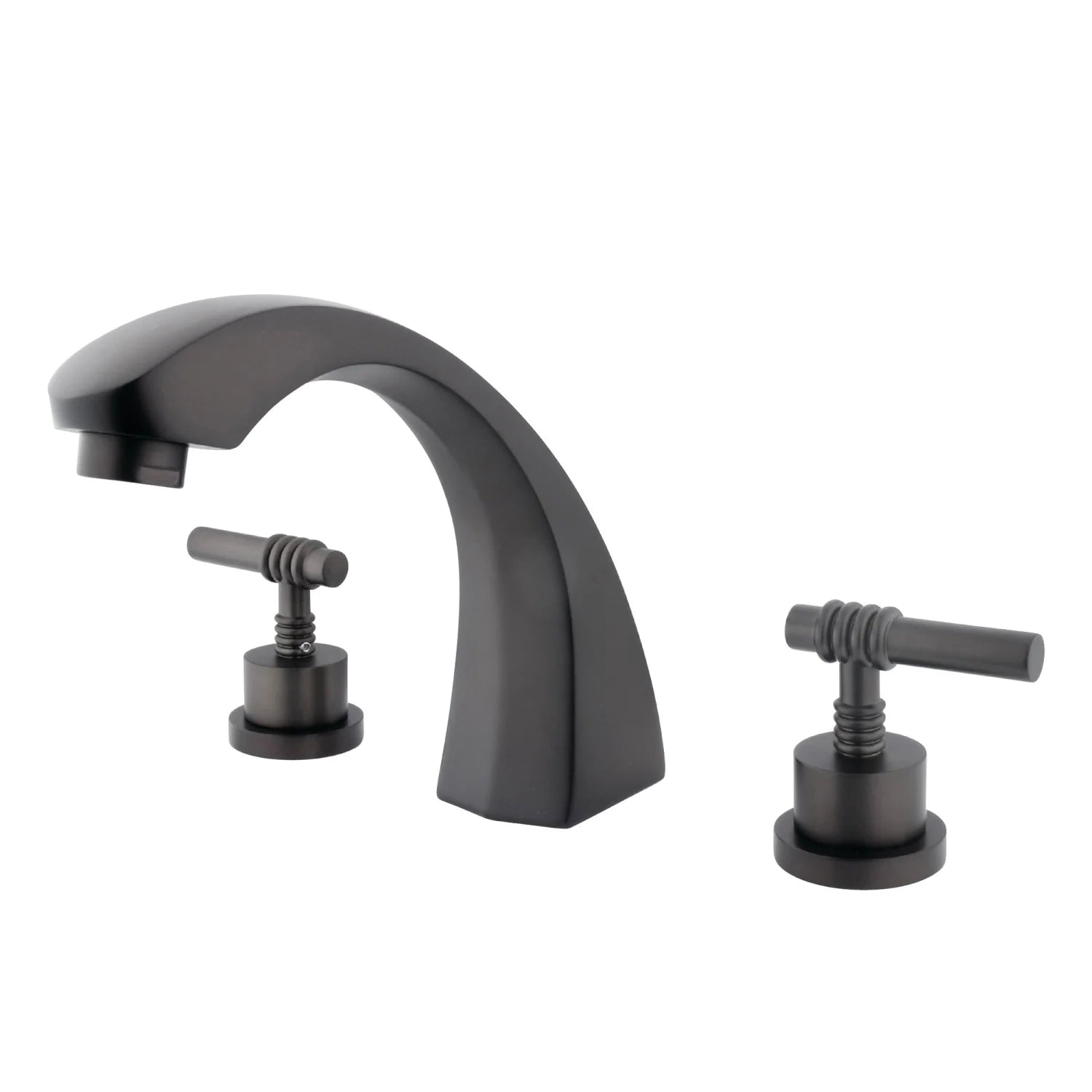 Kingston - Tub Faucets - KS436ML Two-Handle 3-Hole Deck Mount Roman Tub Faucet