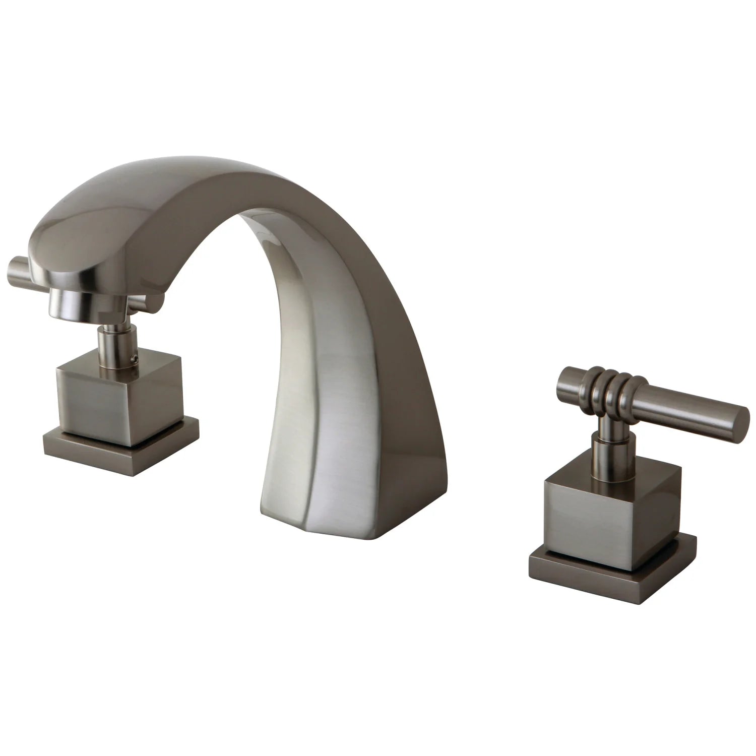Kingston - Tub Faucets - Fortress KS4361QL Two-Handle 3-Hole Deck Mount Roman Tub Faucet