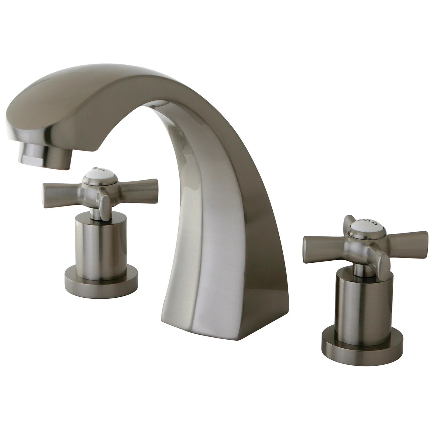 Kingston - Tub Faucets - Millennium KS4361ZX Two-Handle 3-Hole Deck Mount Roman Tub Faucet