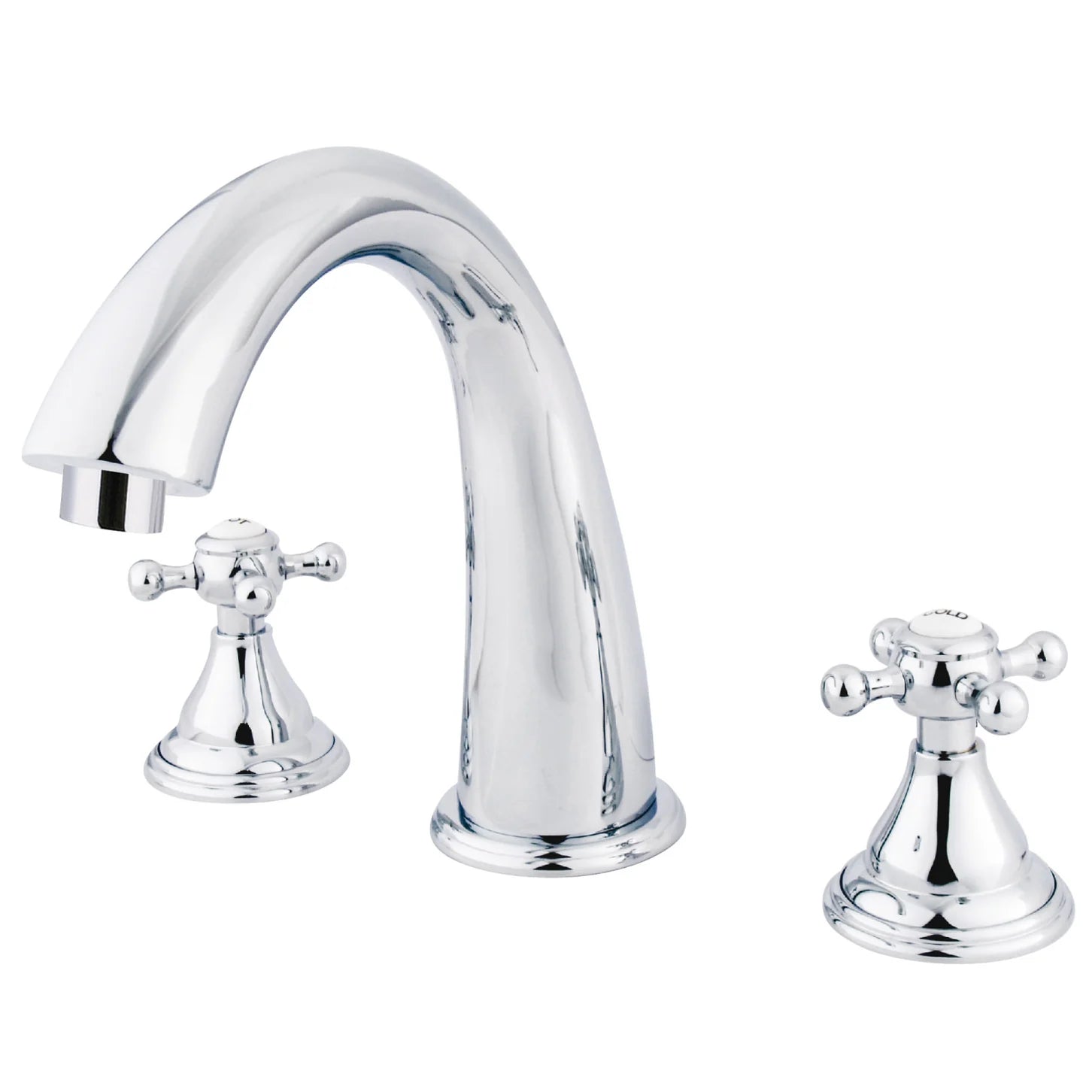 Kingston - Tub Faucets - Vintage KS536BX Two-Handle 3-Hole Deck Mount Roman Tub Faucet