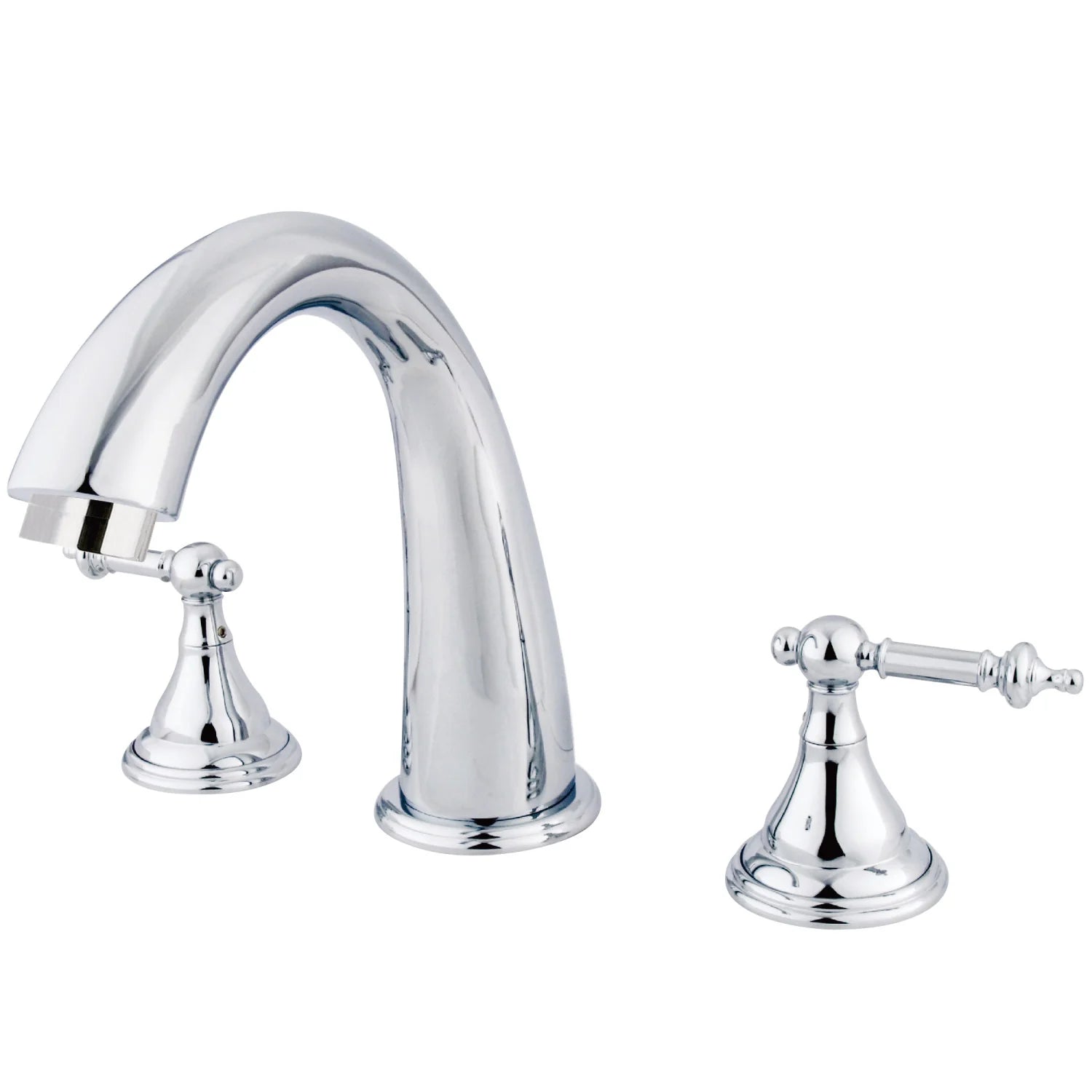 Kingston - Tub Faucets - Royale KS536TL Two-Handle 3-Hole Deck Mount Roman Tub Faucet