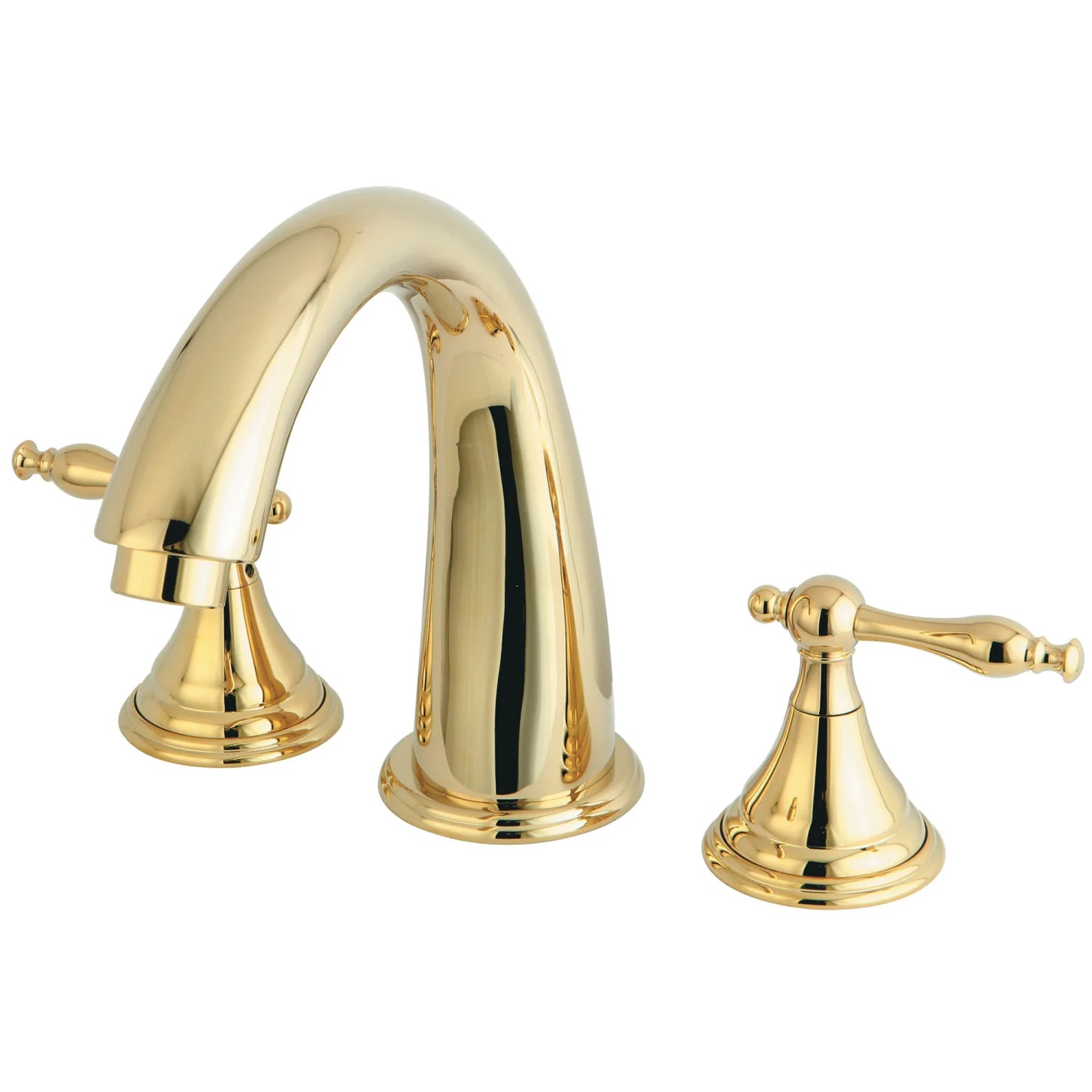 Kingston - Tub Faucets - Royale KS536NL Two-Handle 3-Hole Deck Mount Roman Tub Faucet