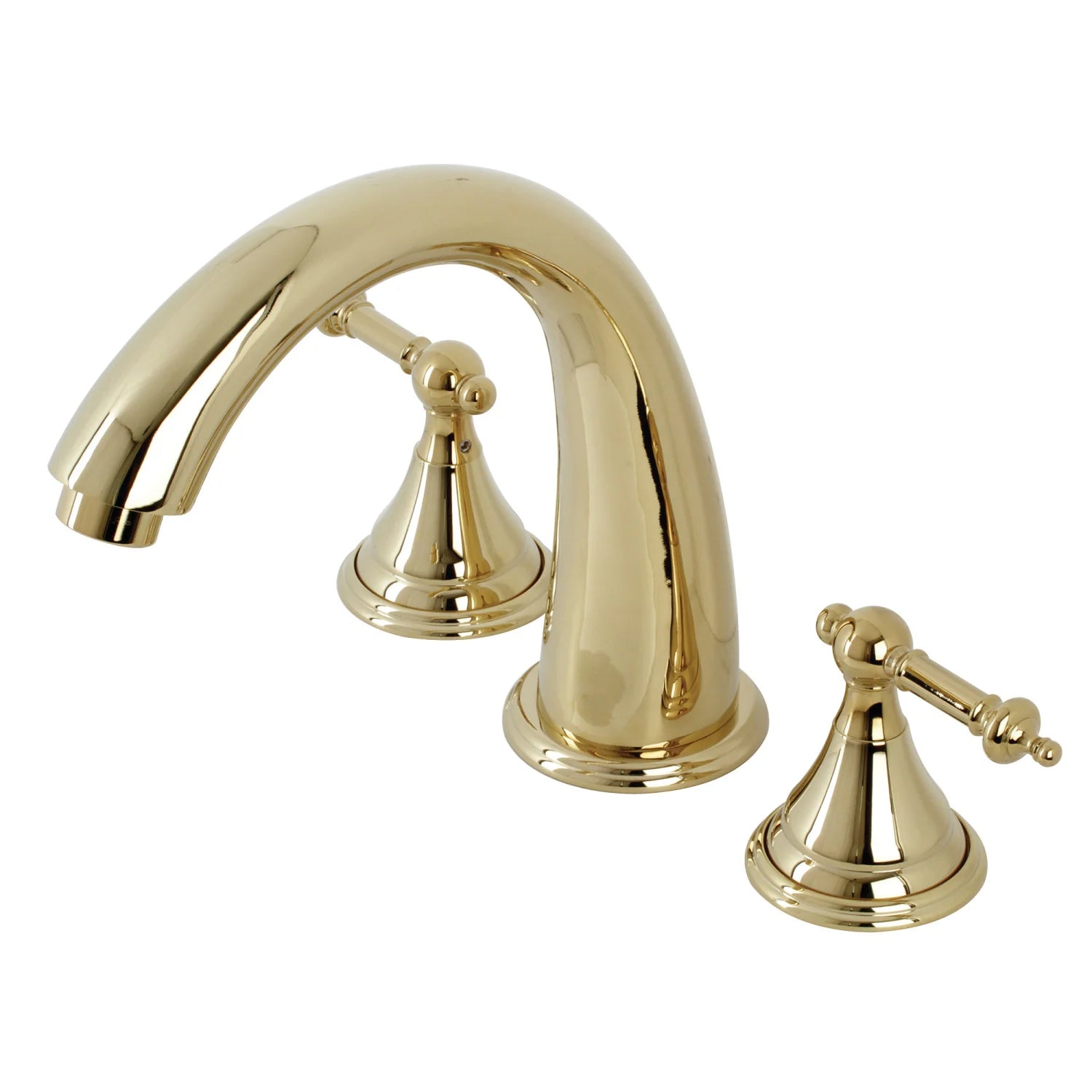Kingston - Tub Faucets - Royale KS536TL Two-Handle 3-Hole Deck Mount Roman Tub Faucet