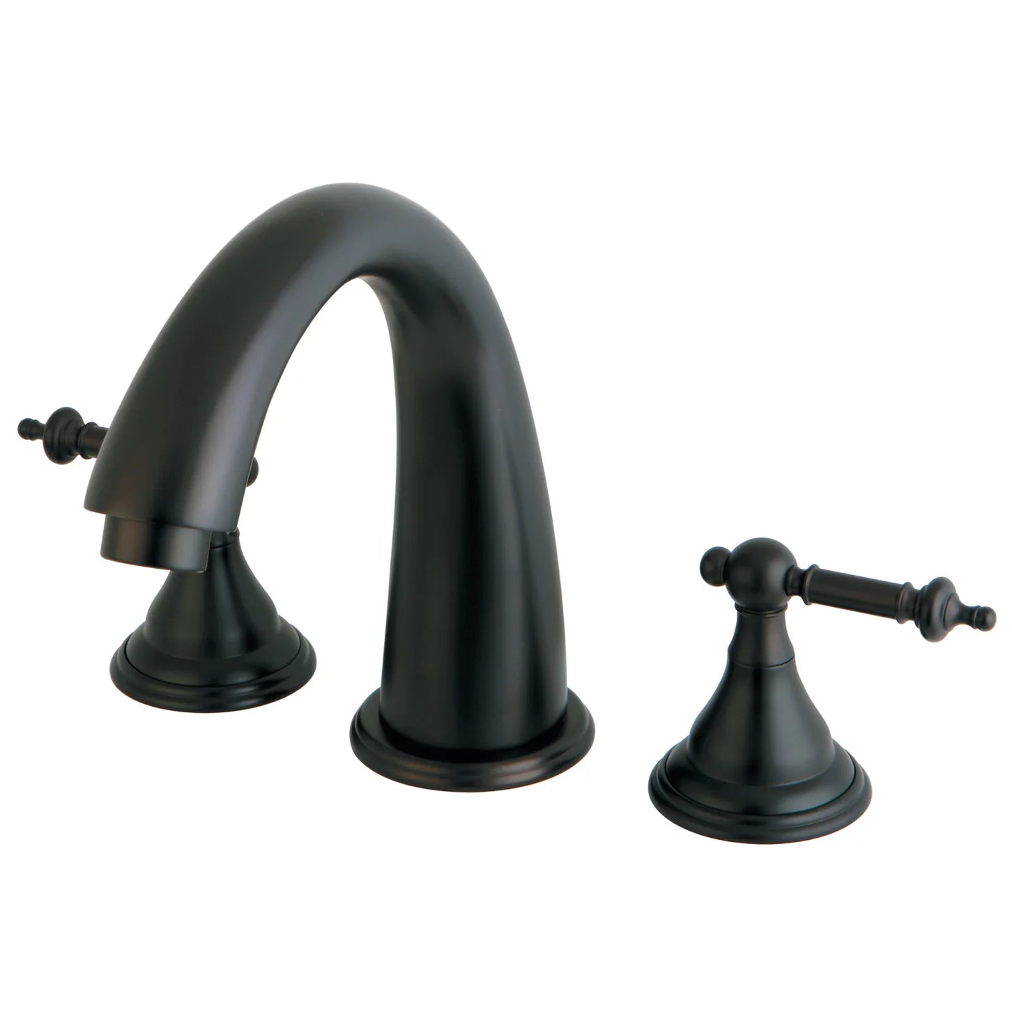 Kingston - Tub Faucets - Royale KS536TL Two-Handle 3-Hole Deck Mount Roman Tub Faucet