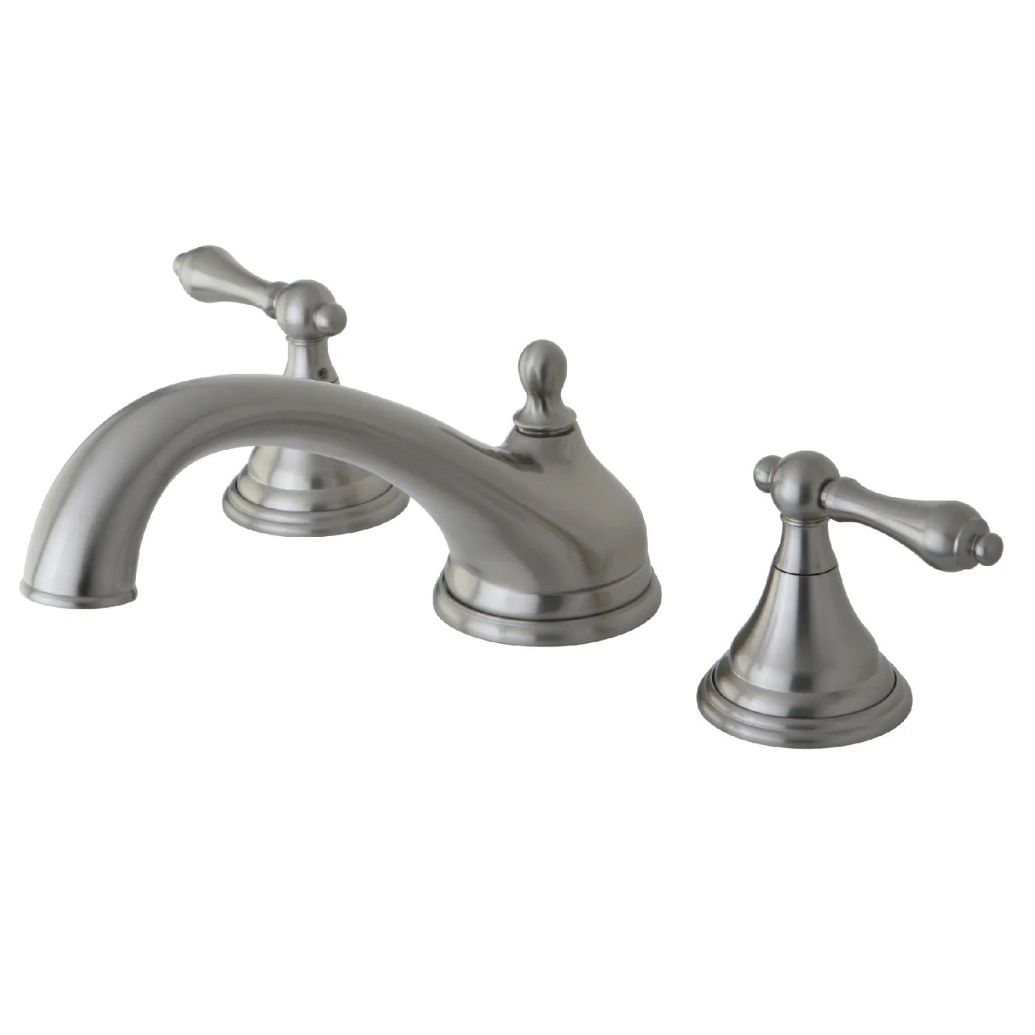 Kingston - Tub Faucets - Vintage KS553AL Two-Handle 3-Hole Deck Mount Roman Tub Faucet