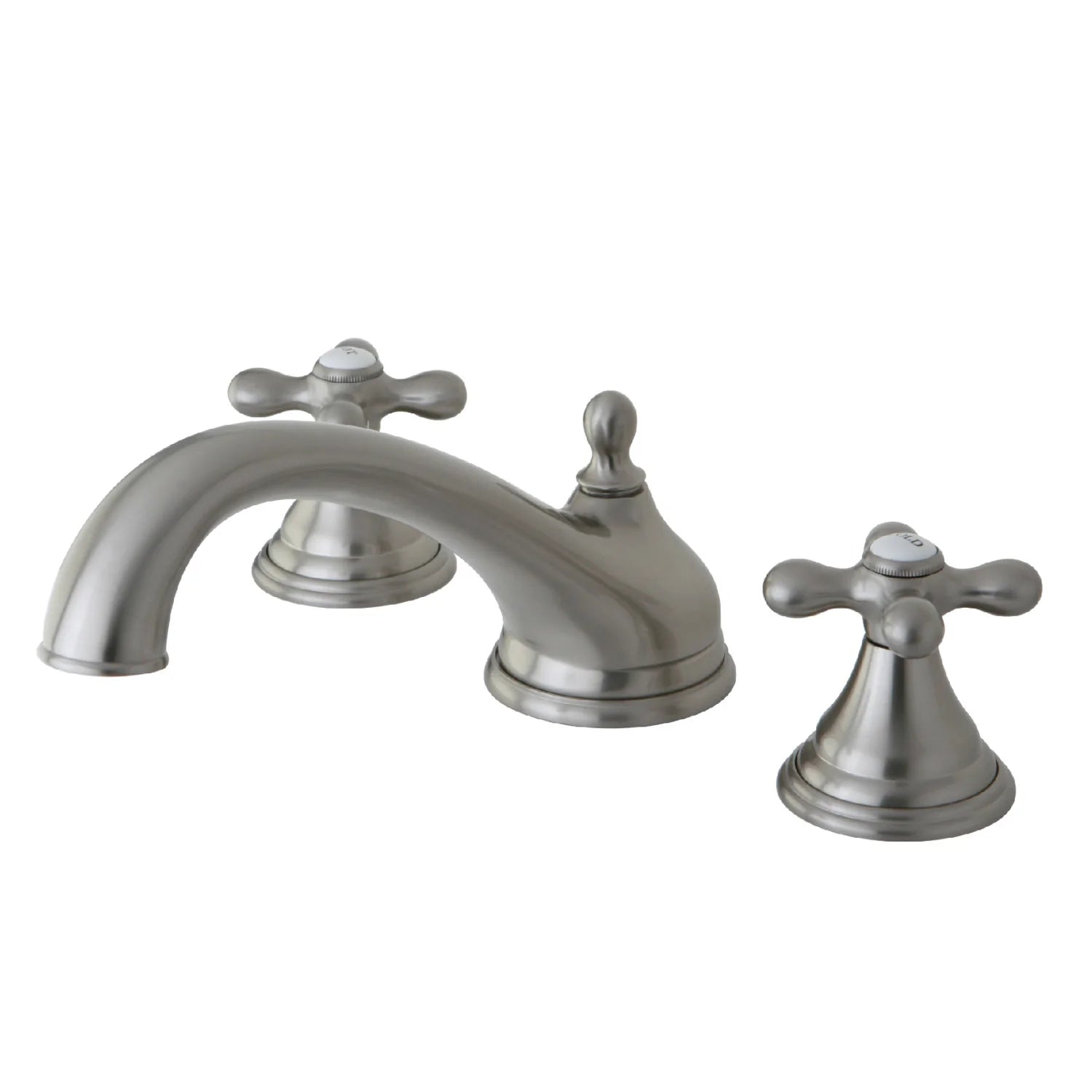 Kingston - Tub Faucets - Vintage KS553AX Two-Handle 3-Hole Deck Mount Roman Tub Faucet