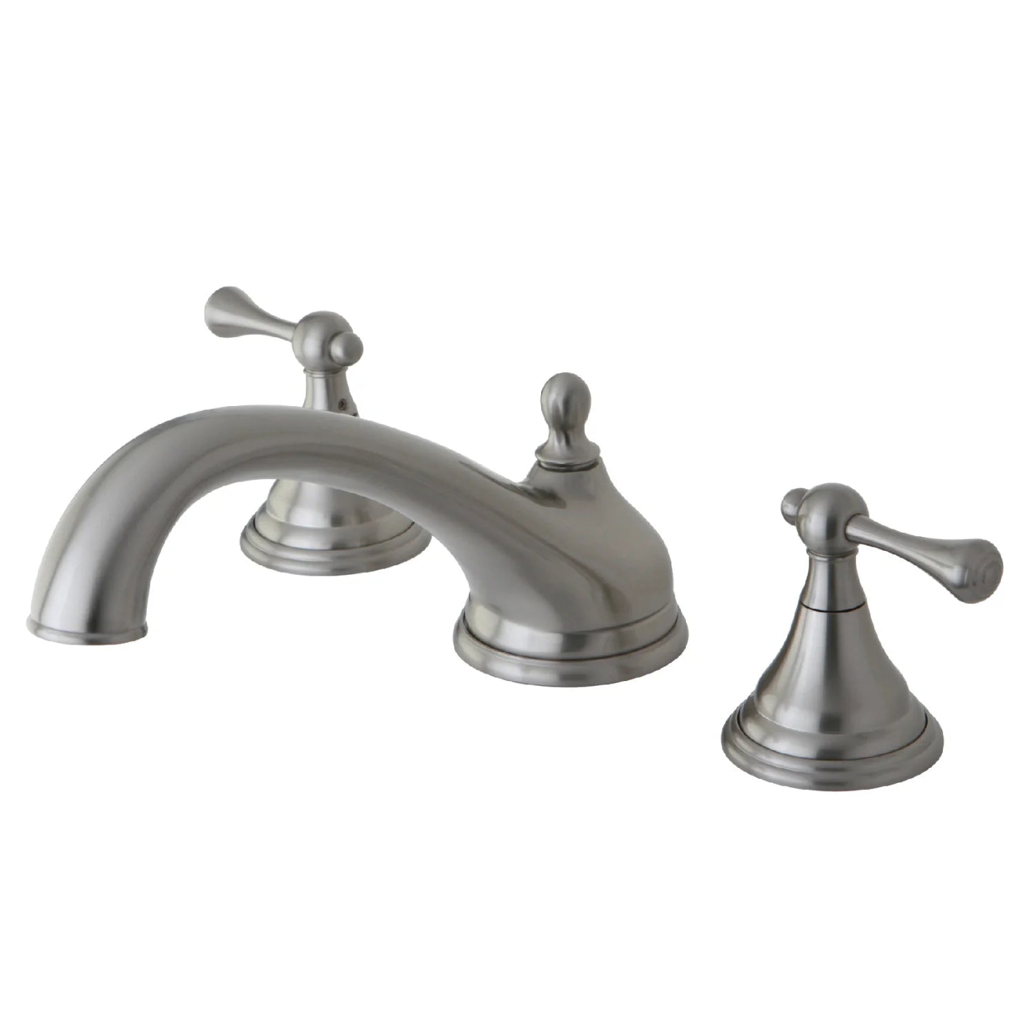 Kingston - Tub Faucets - Vintage KS553BL Two-Handle 3-Hole Deck Mount Roman Tub Faucet