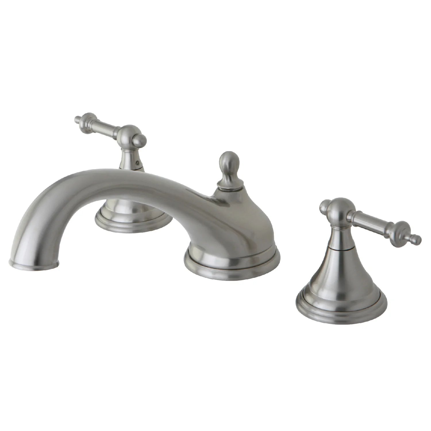 Kingston - Tub Faucets - Vintage KS553TL Two-Handle 3-Hole Deck Mount Roman Tub Faucet