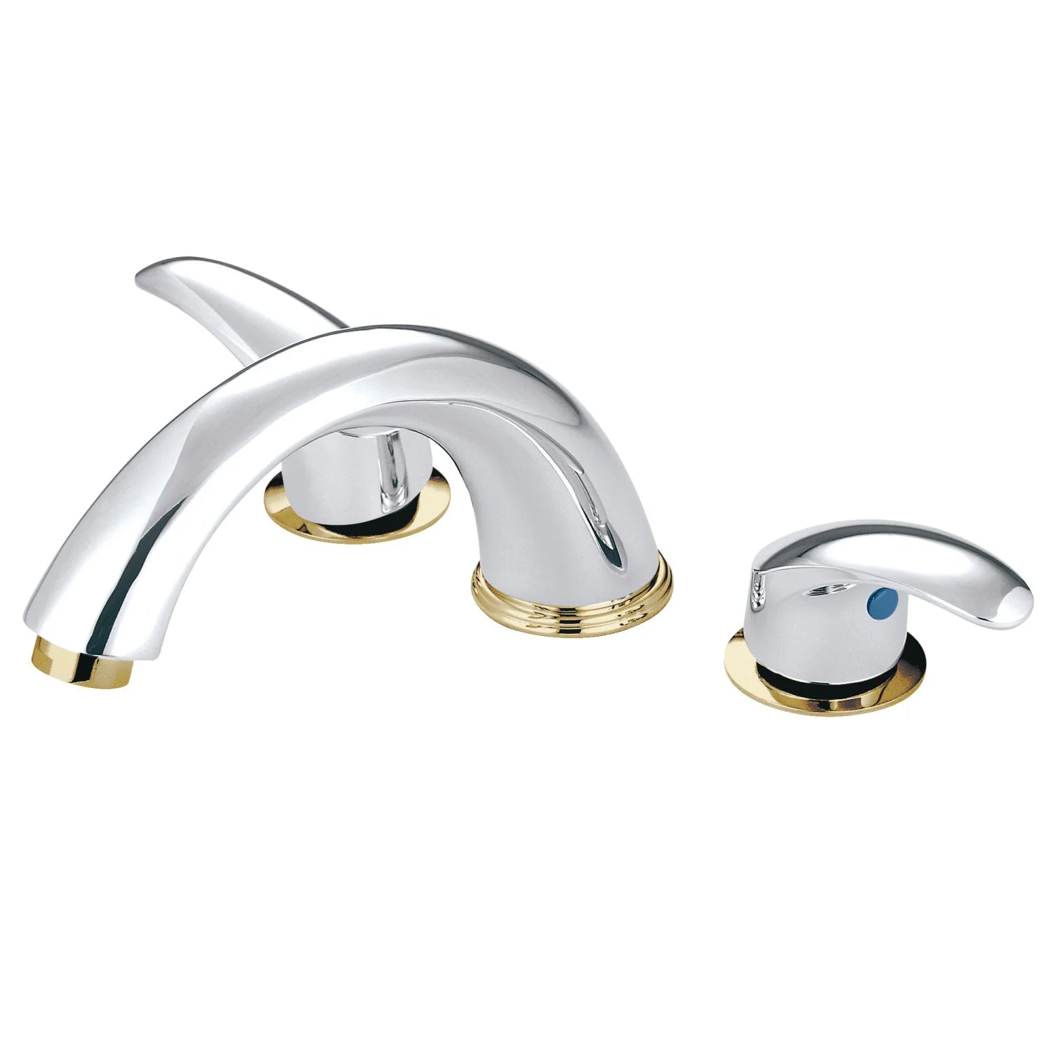 Kingston - Tub Faucets - KS636LL Two-Handle 3-Hole Deck Mount Roman Tub Faucet