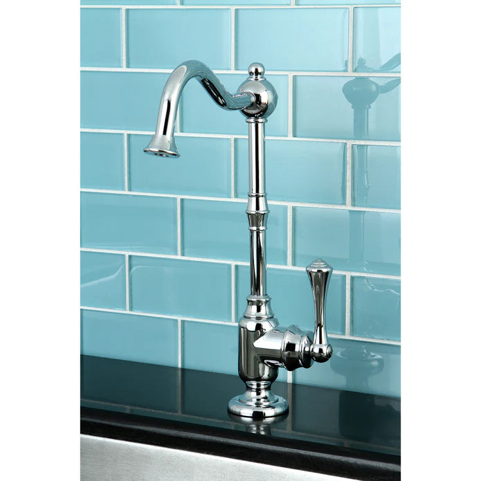 Kingston - Filtration Faucets - Vintage KS7391BL Single-Handle 1-Hole Deck Mount Water Filtration Faucet