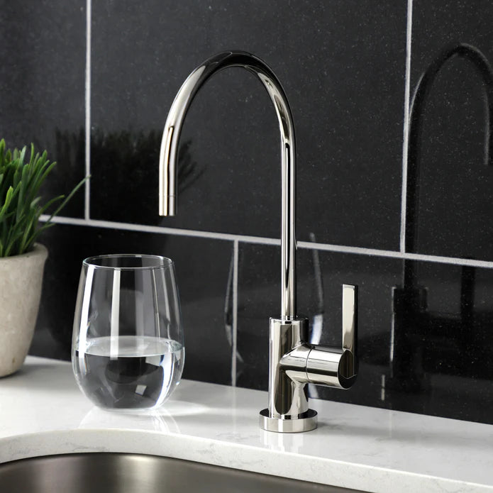 Kingston - Filtration Faucets - Continental KS8191CTL Single-Handle 1-Hole Deck Mount Water Filtration Faucet