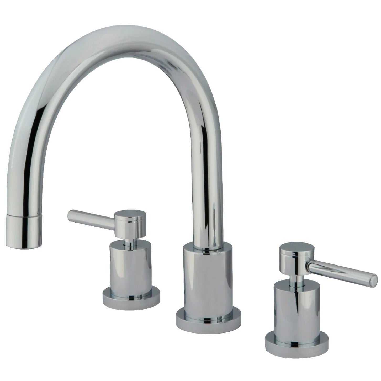 Kingston - Tub Faucets - Concord KS832DL Two-Handle 3-Hole Deck Mount Roman Tub Faucet
