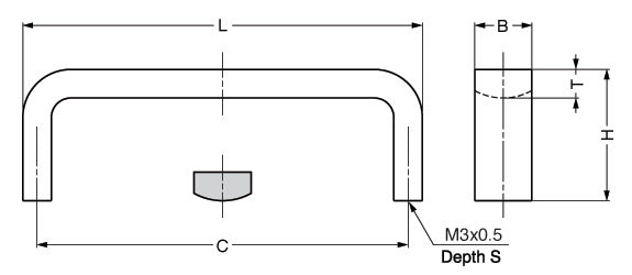 Sugatsune KS Stainless Steel Handle Pull