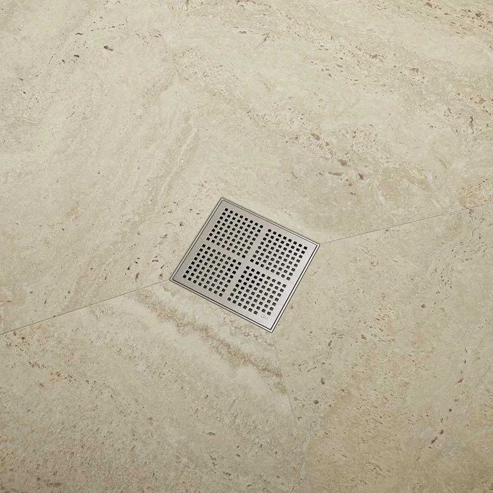 QM Drain Delmar KAI Center Square Shower Drain