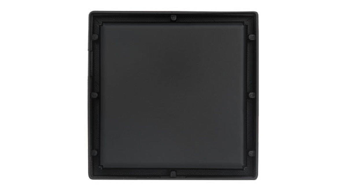 Infinity Drain - 4" x 4" Square Center Drain - LSD 4 Solid Pro Series Drain (Complete Kit)