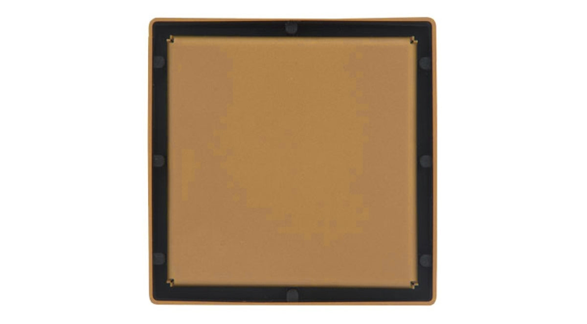 Infinity Drain - 4" x 4" Square Center Drain - LSD 4 Solid Pro Series Drain (Complete Kit)