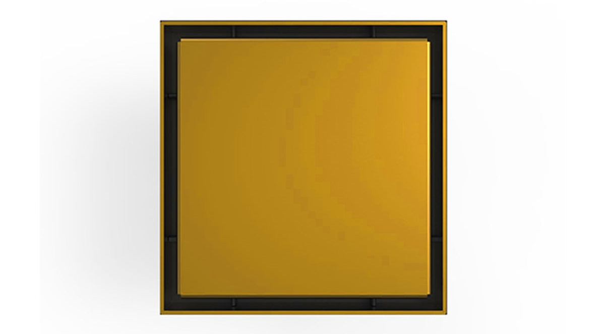 Infinity Drain - 5" x 5" Square Center Drain - LSD 5 Solid Pro Series Drain (Complete Kit)