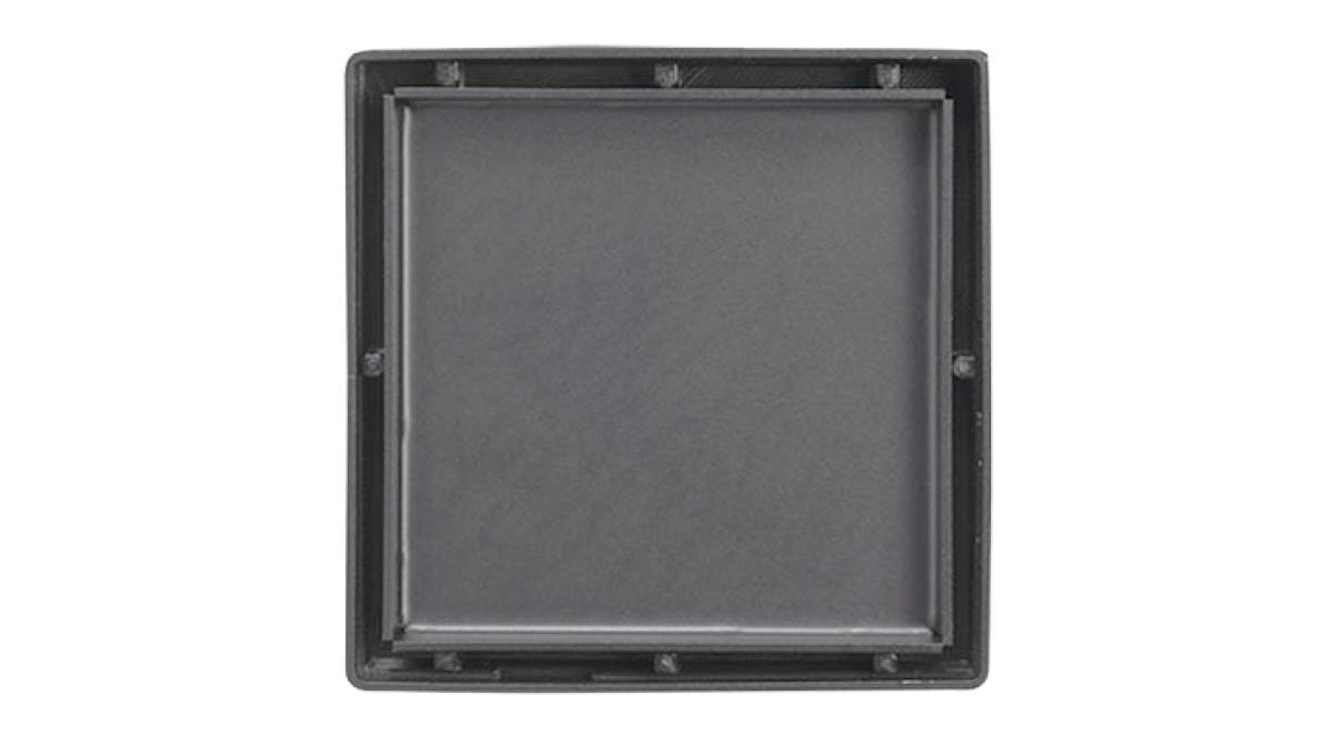 Infinity Drain - 4" x 4" Square Center Drain - LTD 4 Tile Pro Series Drain (Complete Kit)