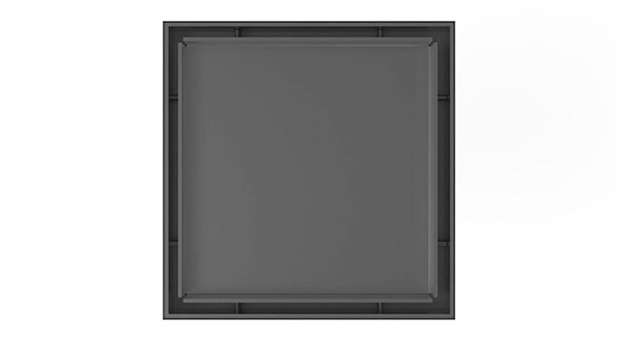 Infinity Drain - 5" x 5" Square Center Drain - LTD 5 Tile Pro Series Drain (Complete Kit)