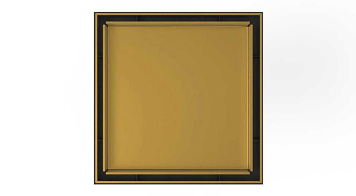 Infinity Drain - 5" x 5" Square Center Drain - LTD 5 Tile Pro Series Drain (Complete Kit)