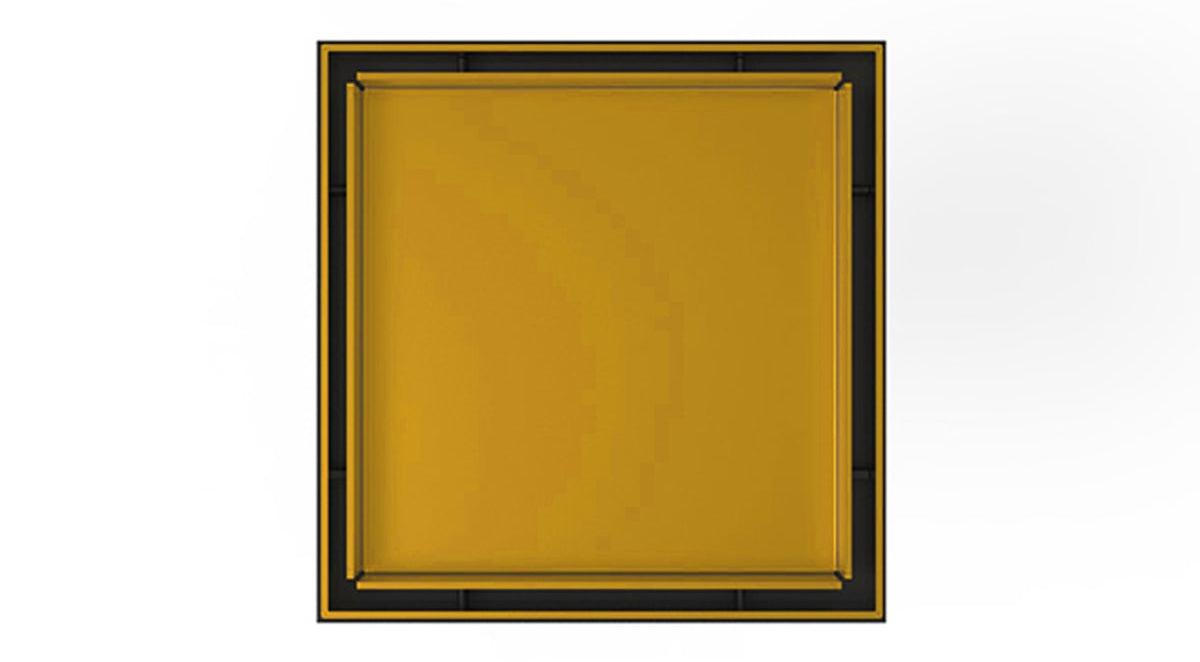 Infinity Drain - 5" x 5" Square Center Drain - LTD 5 Tile Pro Series Drain (Complete Kit)