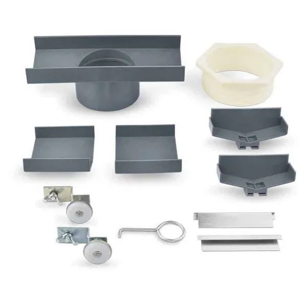 QM Drain Lagos MIST Tile-in Adjustable Linear Shower Drain