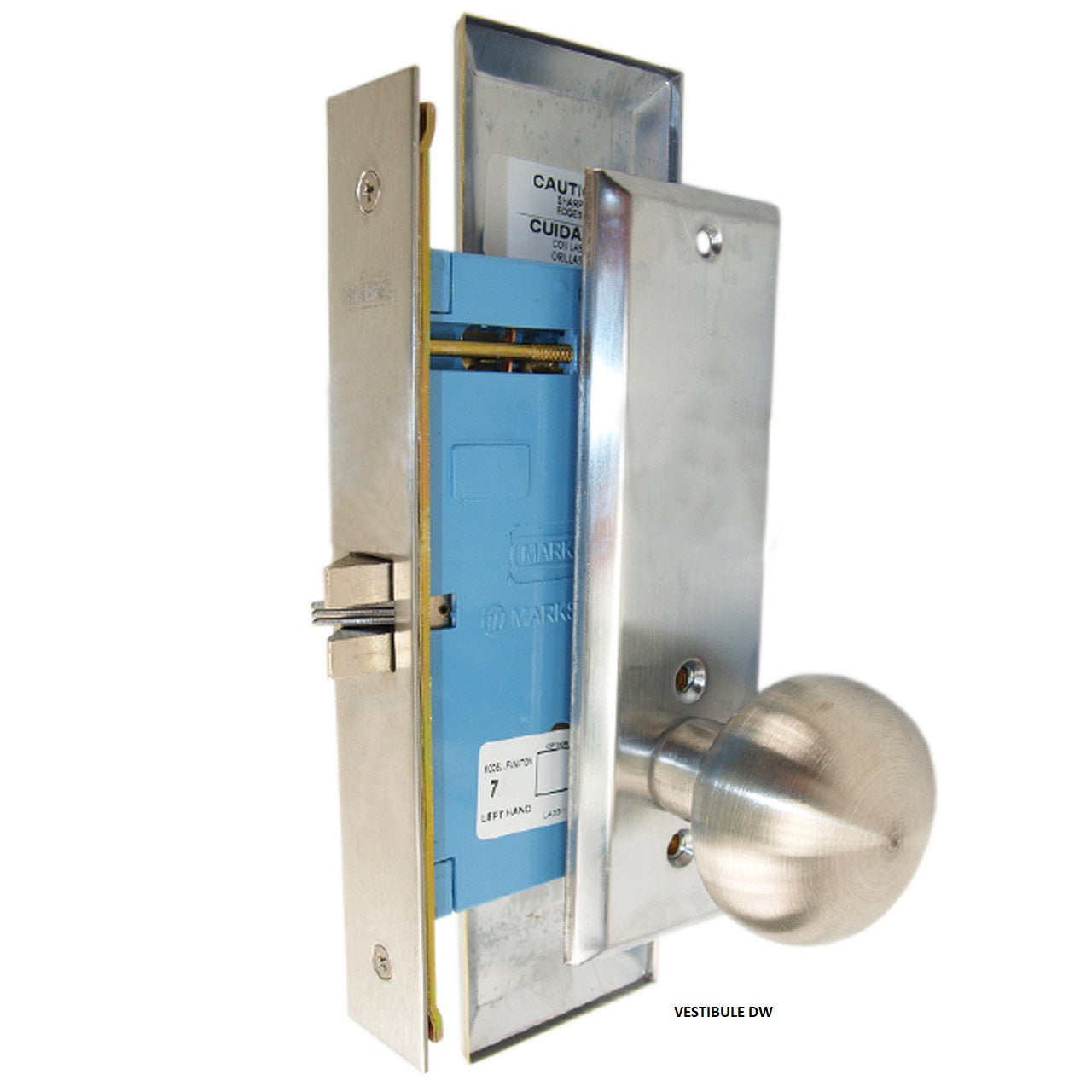 Marks USA New Yorker Series 7NY10 Mortise Lock Set 2-3/4"Backset