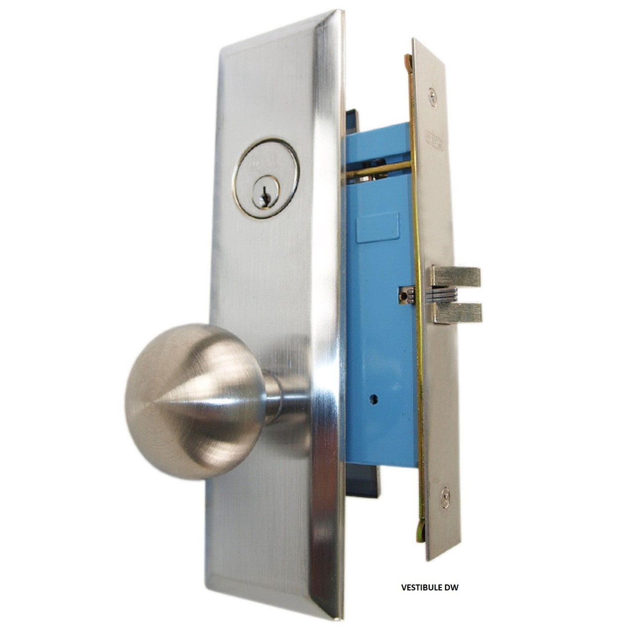 Marks USA New Yorker Series 7NY10 Mortise Lock Set 2-3/4"Backset