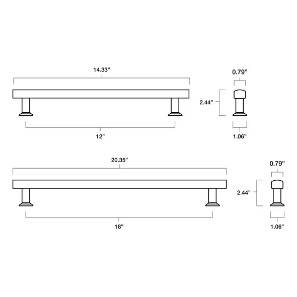 Hapny - Mod Collection - Cabinet Pull & Appliance Pull