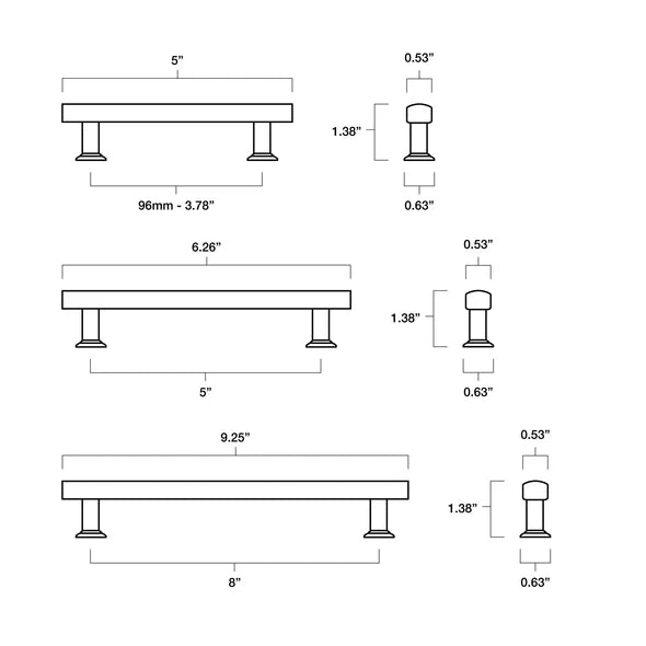 Hapny - Mod Collection - Cabinet Pull & Appliance Pull