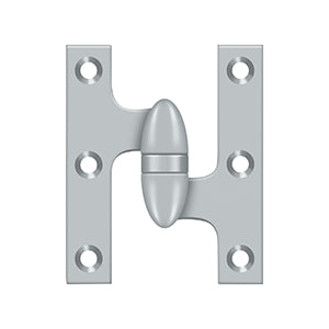 Deltana - Solid Brass Hinges - 3" x 2-1/2" Olive Knuckle Door Hinge (Each)