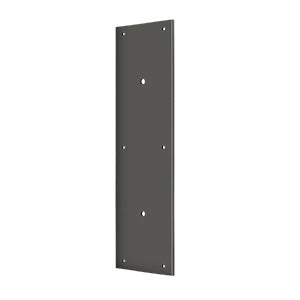 Deltana - 3-1/2" x 15" Push Plate For 8" Door Pull