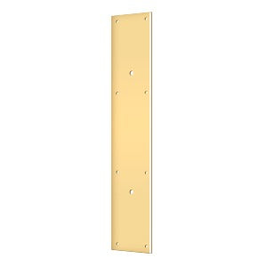 Deltana - 3-1/2" x 20" Push Plate For 10" Door Pull