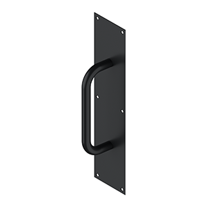 Deltana - 4" x 16" Push & Pull Plate w/ 7-7/8" Door Pull / Stainless Steel