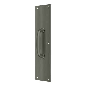 Deltana - 3-1/2" x 15" Push & Pull Plate w/ 5-1/4" Door Pull