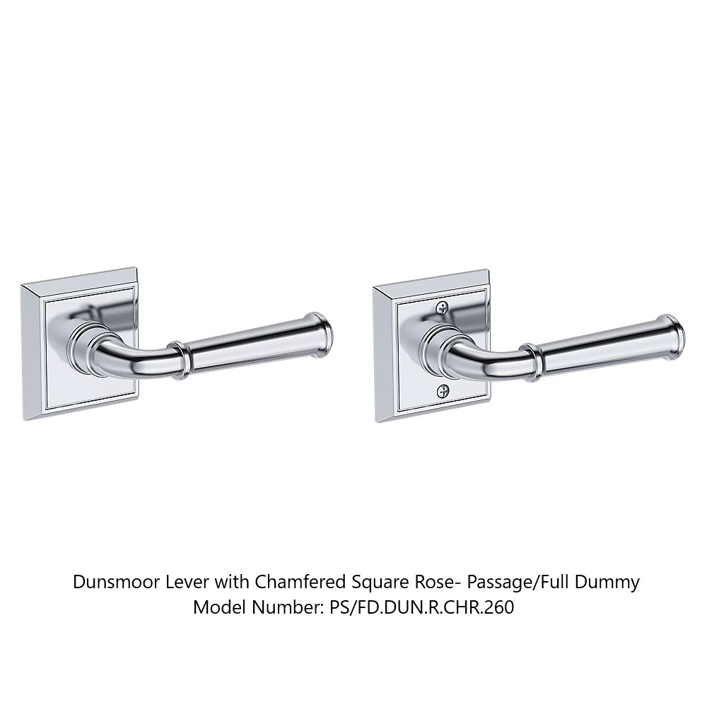 Baldwin - Reserve Collection - Interior Levers - Dunsmoor Door Lever (Full Dummy)