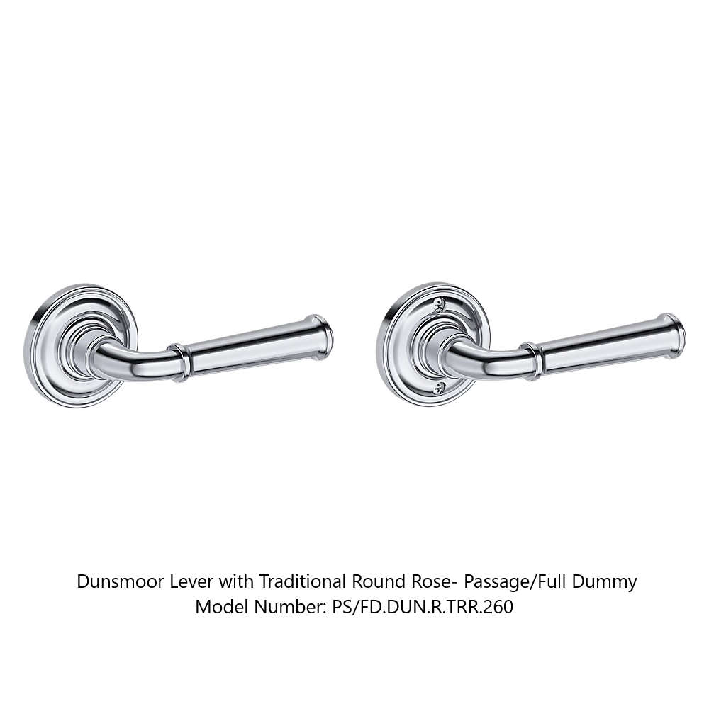 Baldwin - Reserve Collection - Interior Levers - Dunsmoor Door Lever (Full Dummy)