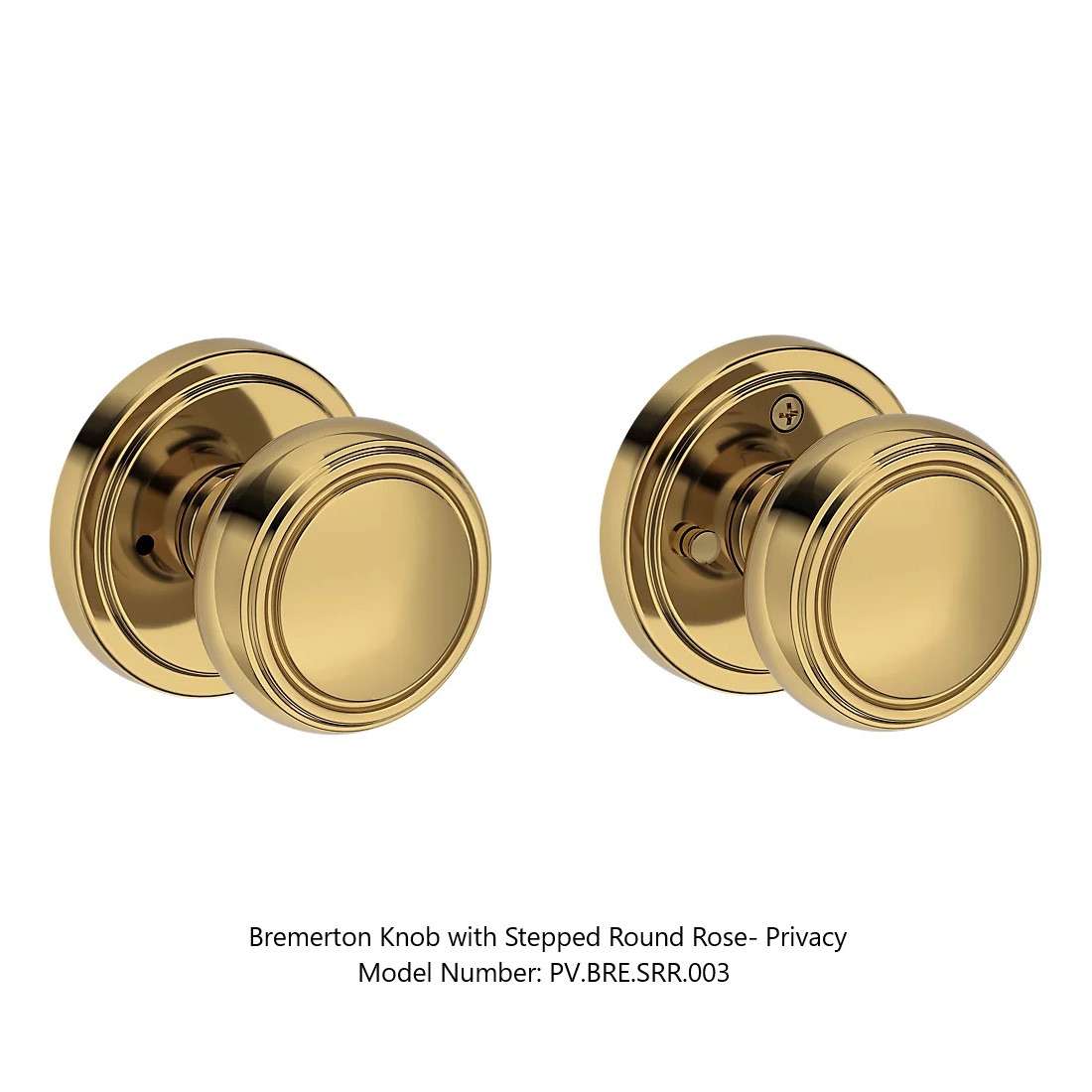 Baldwin - Reserve Collection - Interior Knobs - Bremerton Door Knob (Privacy)