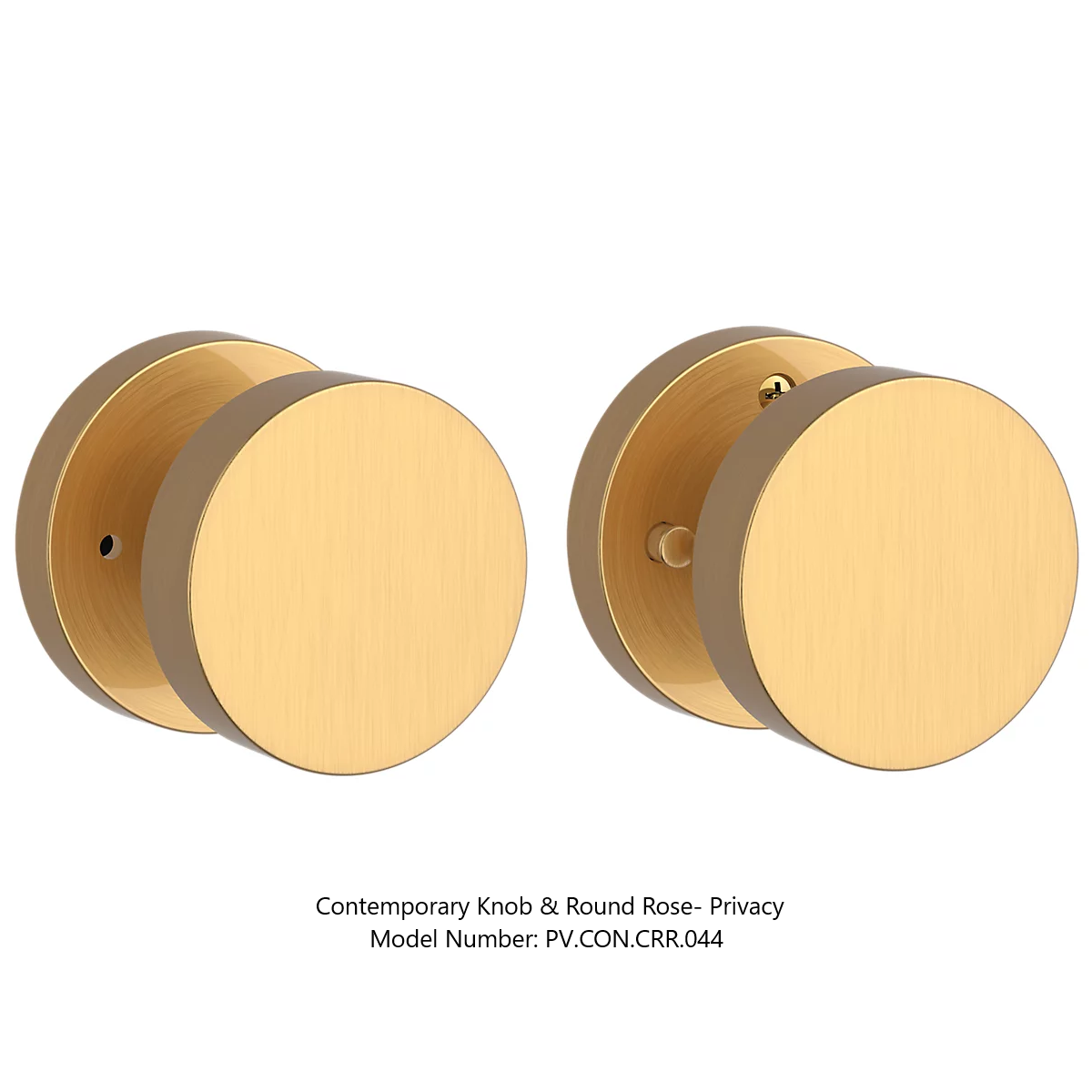 Baldwin - Reserve Collection - Interior Knobs - Contemporary Door Knob (Privacy)