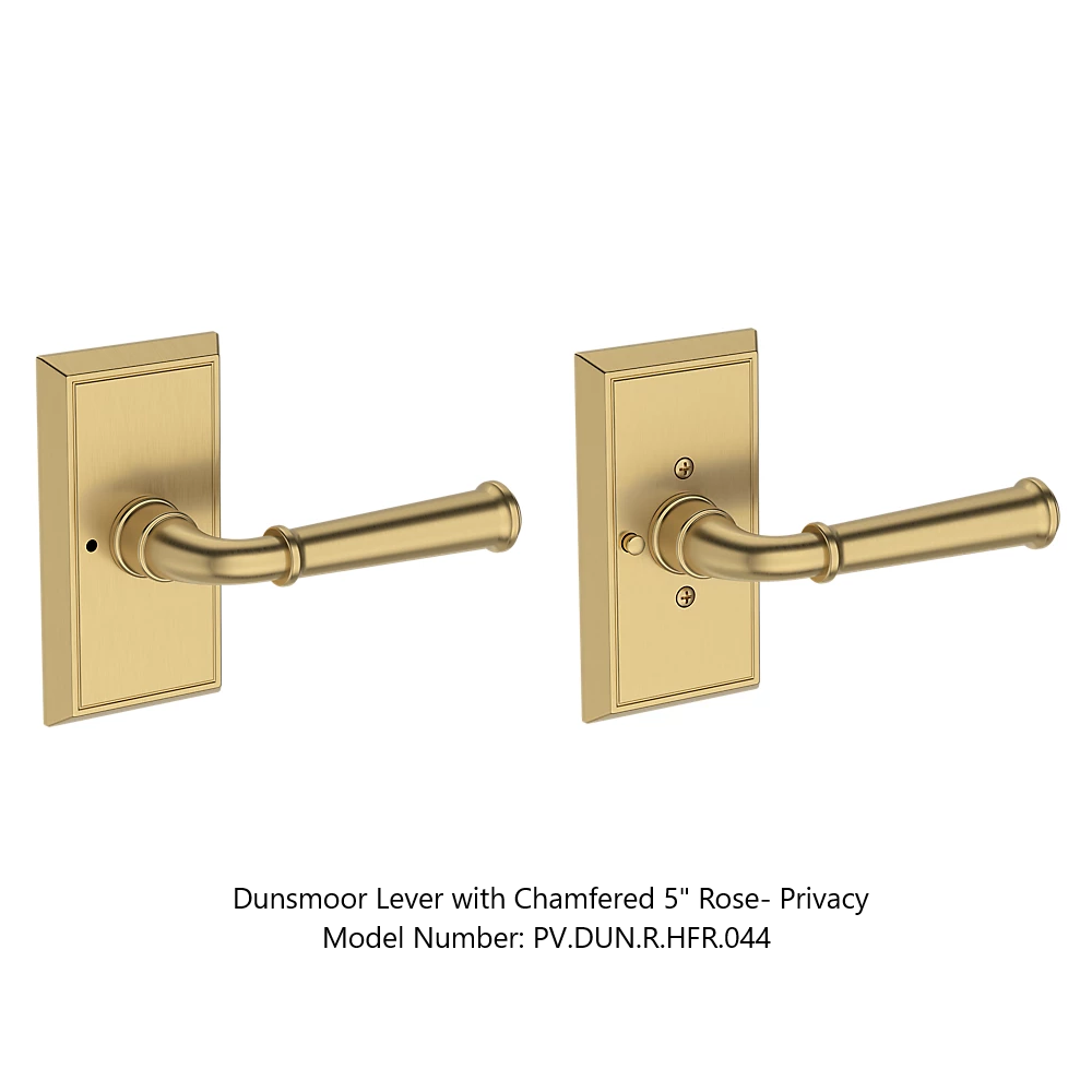 Baldwin - Reserve Collection - Interior Levers - Dunsmoor Door Lever (Privacy)