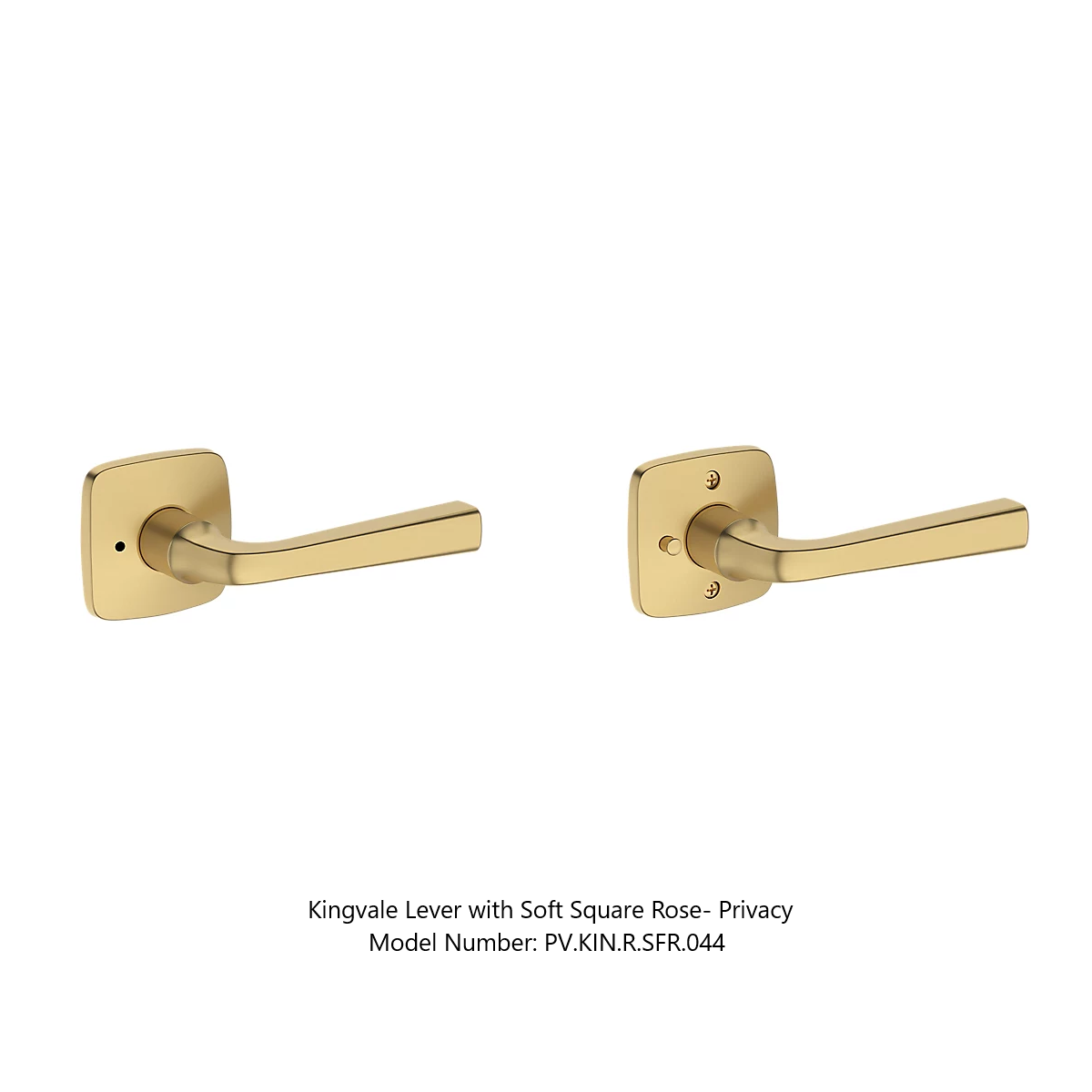 Baldwin - Reserve Collection - Interior Levers - Kingvale Door Lever (Privacy)