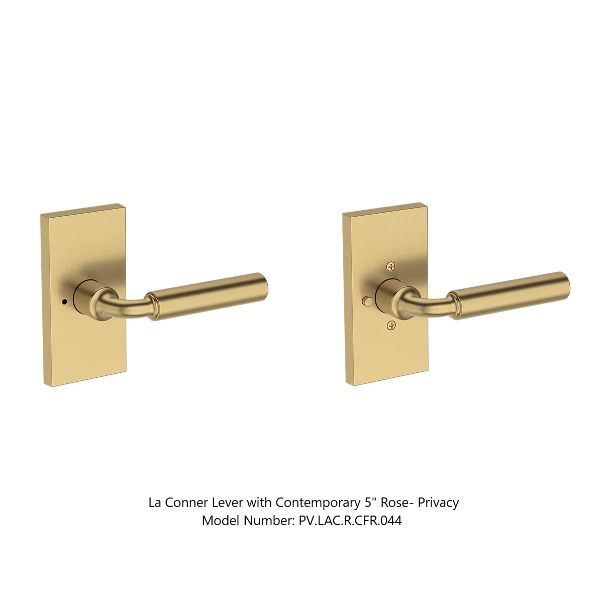 Baldwin - Reserve Collection - Interior Levers - La Conner Door Lever (Privacy)