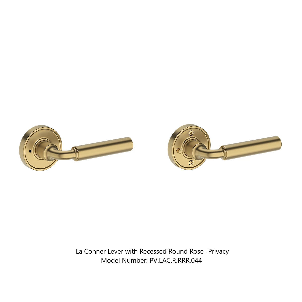 Baldwin - Reserve Collection - Interior Levers - La Conner Door Lever (Privacy)