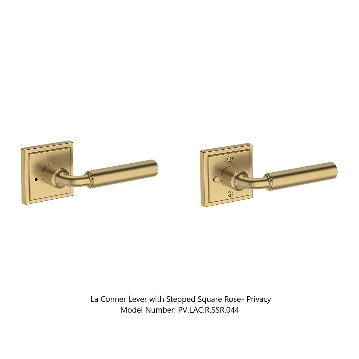 Baldwin - Reserve Collection - Interior Levers - La Conner Door Lever (Privacy)