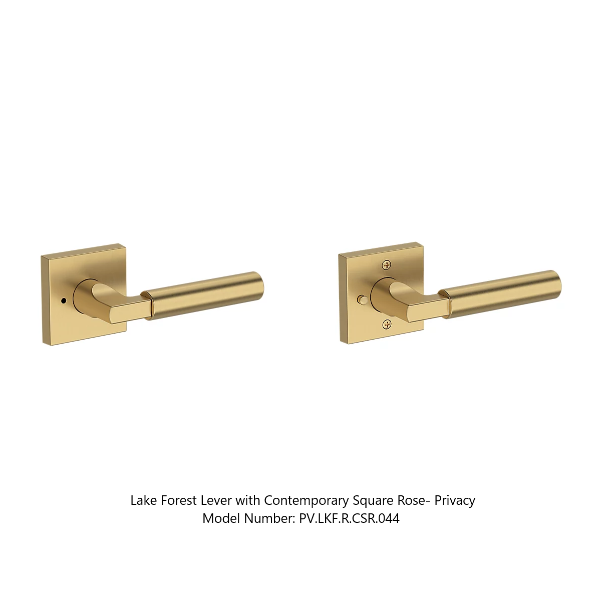 Baldwin - Reserve Collection - Interior Levers - Lake Forest Door Lever (Privacy)