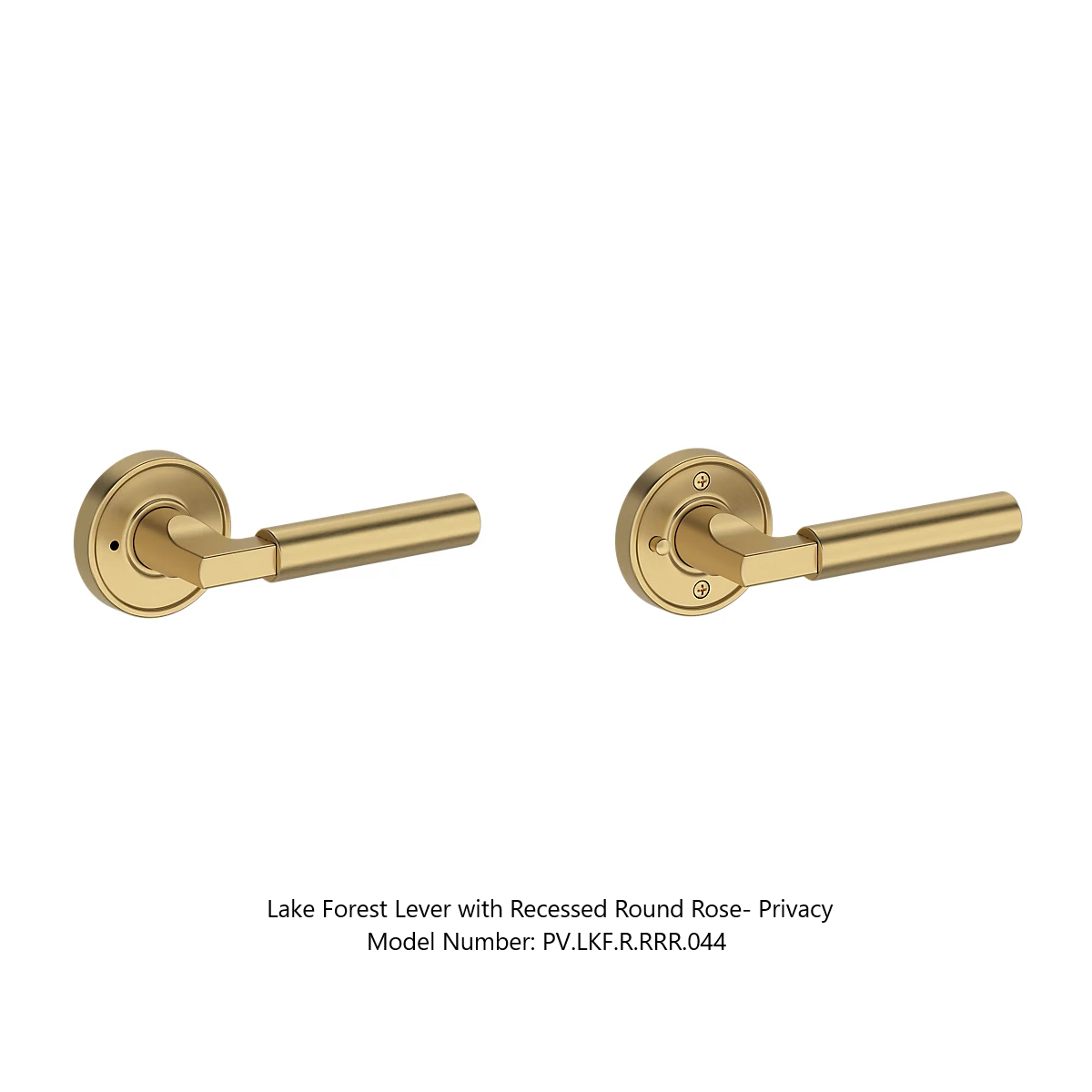 Baldwin - Reserve Collection - Interior Levers - Lake Forest Door Lever (Privacy)