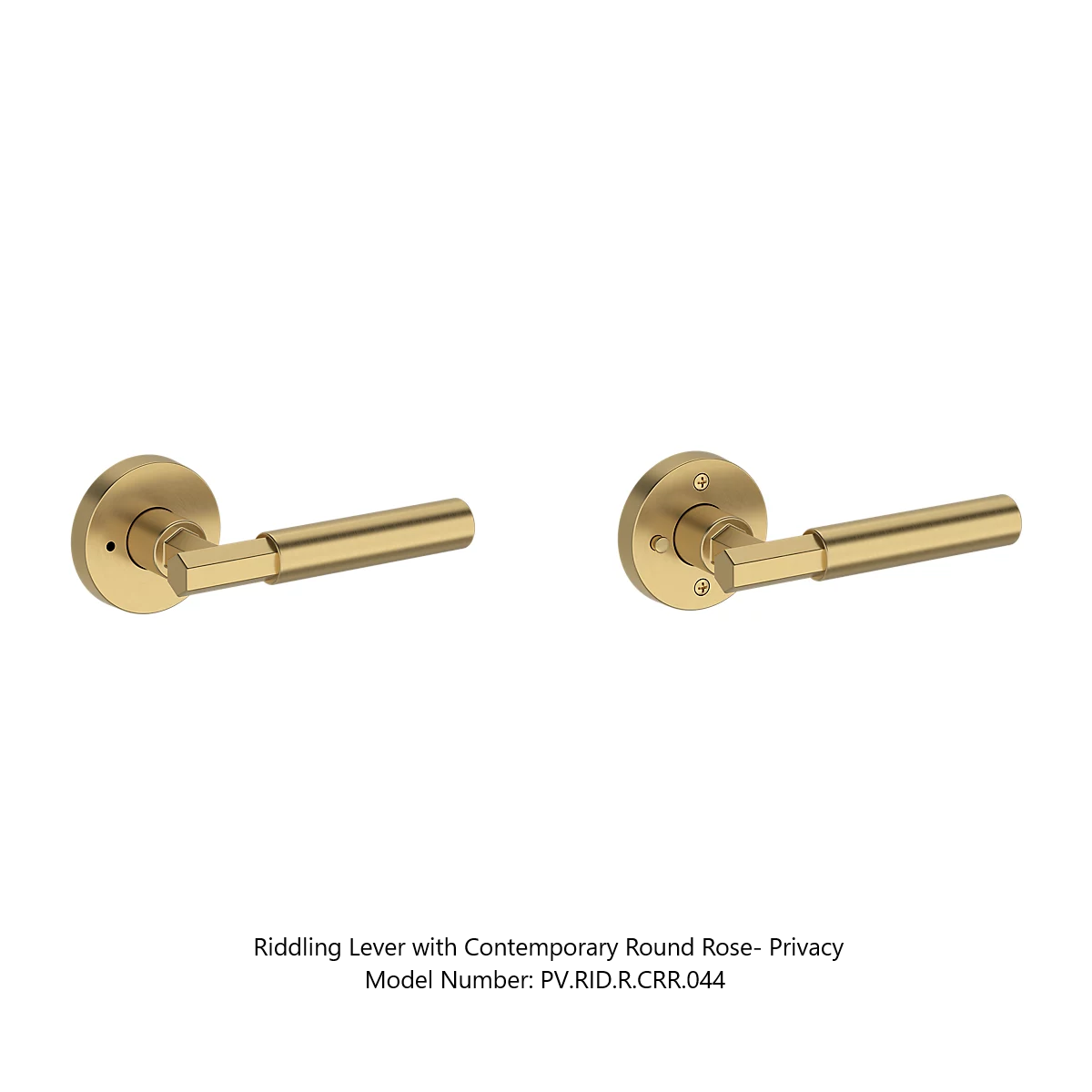 Baldwin - Reserve Collection - Interior Levers - Riddling Door Lever (Privacy)