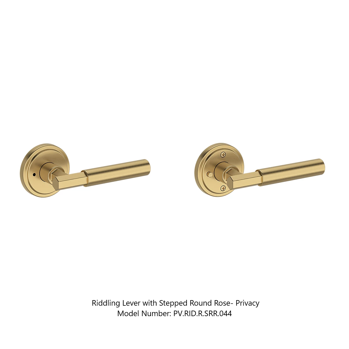 Baldwin - Reserve Collection - Interior Levers - Riddling Door Lever (Privacy)