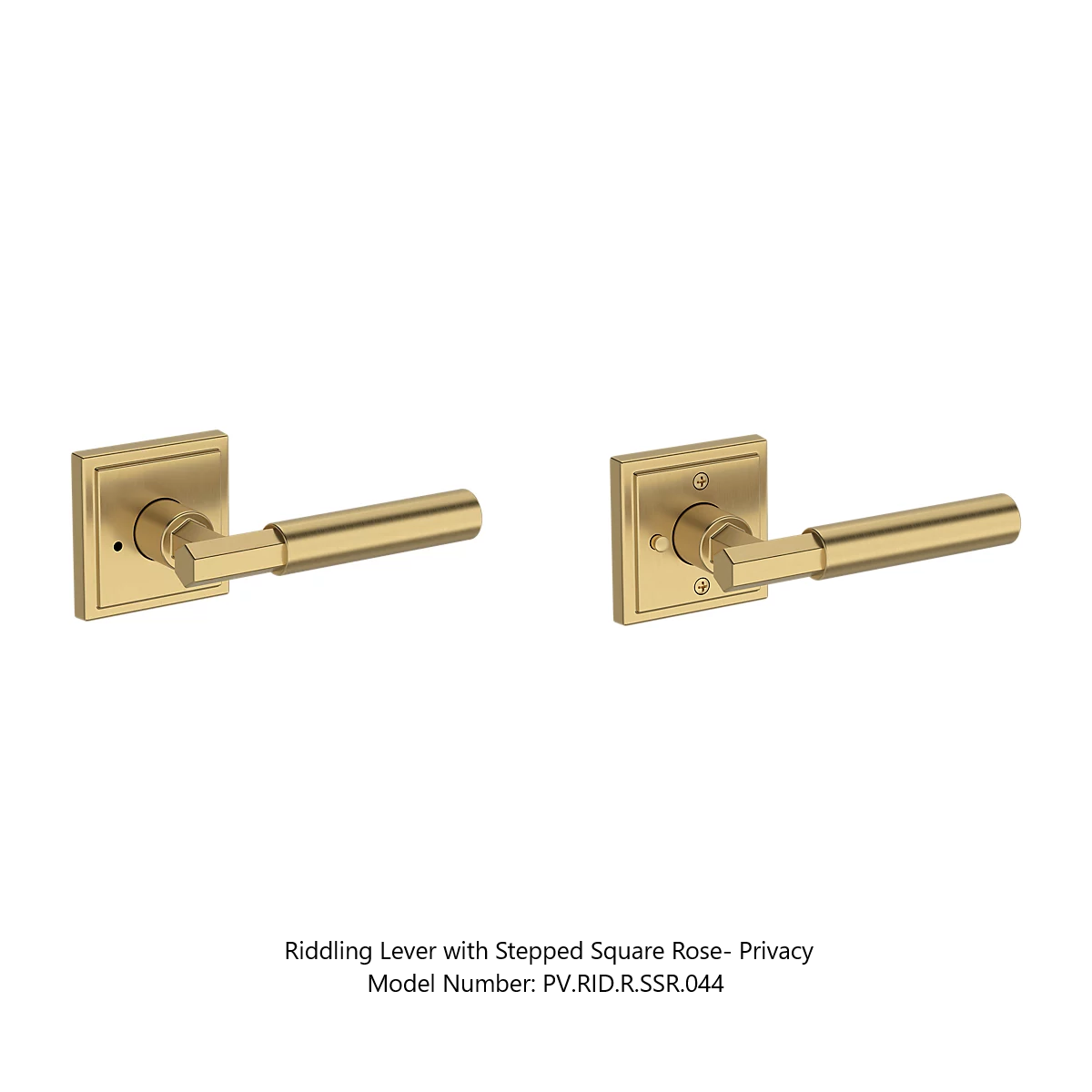 Baldwin - Reserve Collection - Interior Levers - Riddling Door Lever (Privacy)