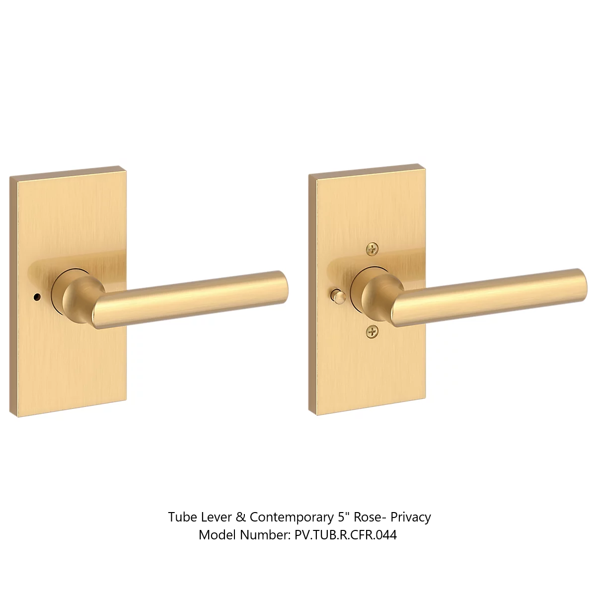 Baldwin - Reserve Collection - Interior Levers - Tube Door Lever (Privacy)